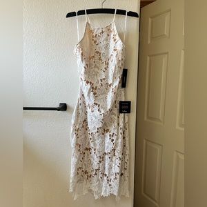 LULUS White Lace Dress